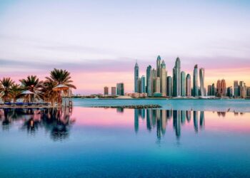 Отели Palm Jumeirah Дубай ОАЭ 30 августа 2022 года